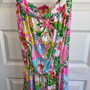 Lilly Pulitzer for Target Floral Maxi Dress - Pink, Green, Blue
